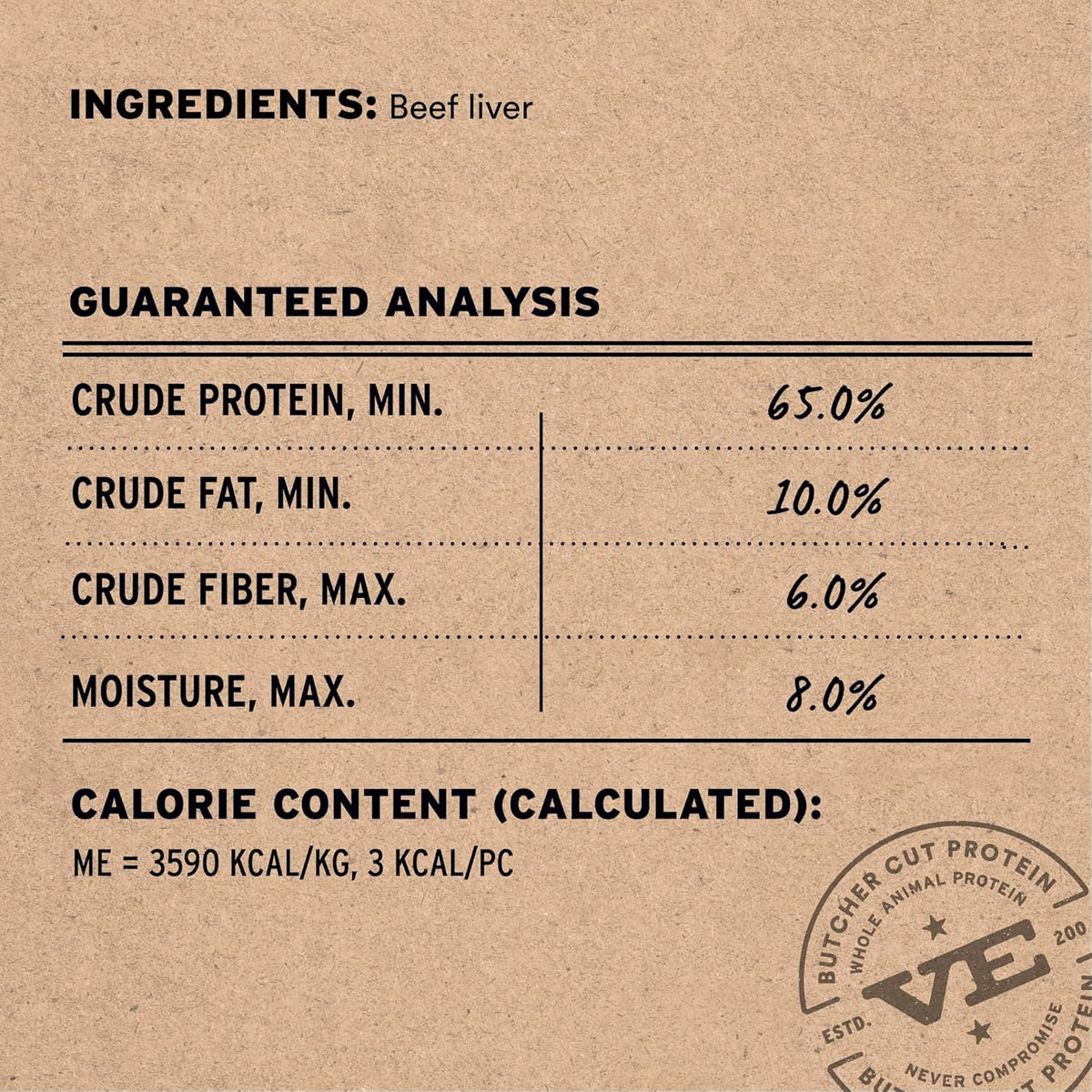 Single Ingredient Beef Liver Treats