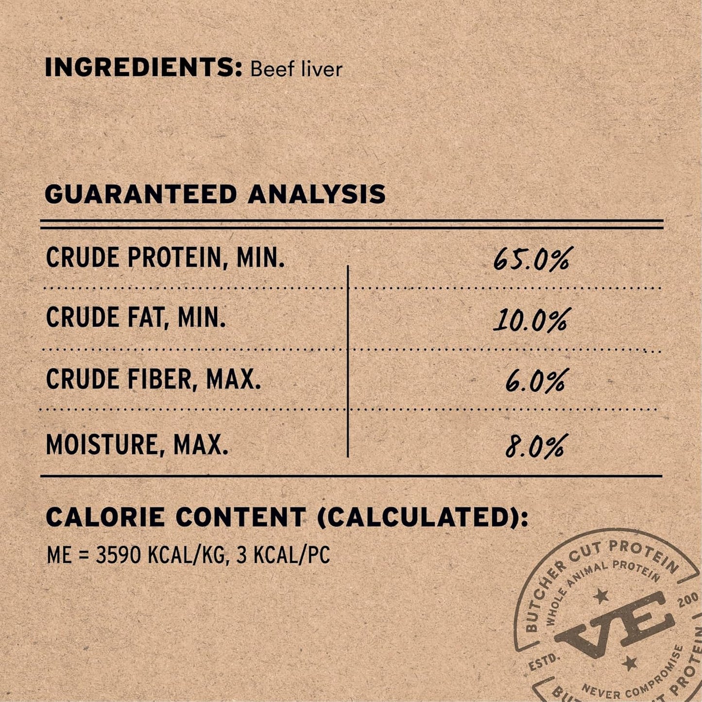Single Ingredient Beef Liver Treats