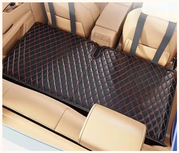 Premium Waterproof Car Back Seat Extender for Dogs | Foldable Pet Travel Bed
