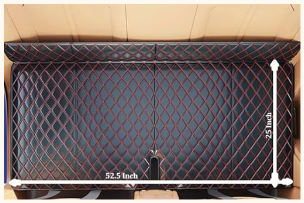 Premium Waterproof Car Back Seat Extender for Dogs | Foldable Pet Travel Bed